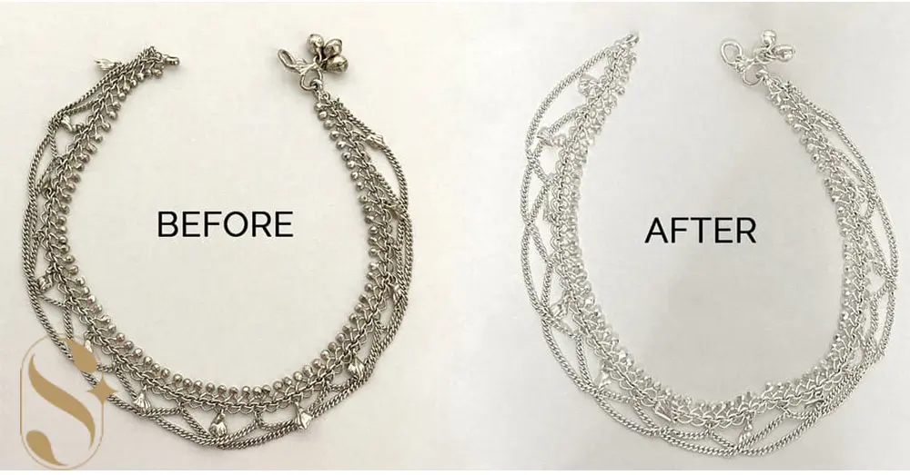 how to shine black silver