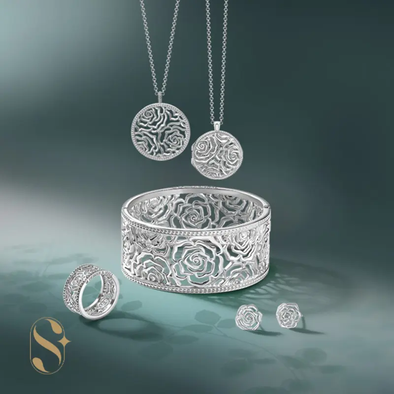 silver jwellery set